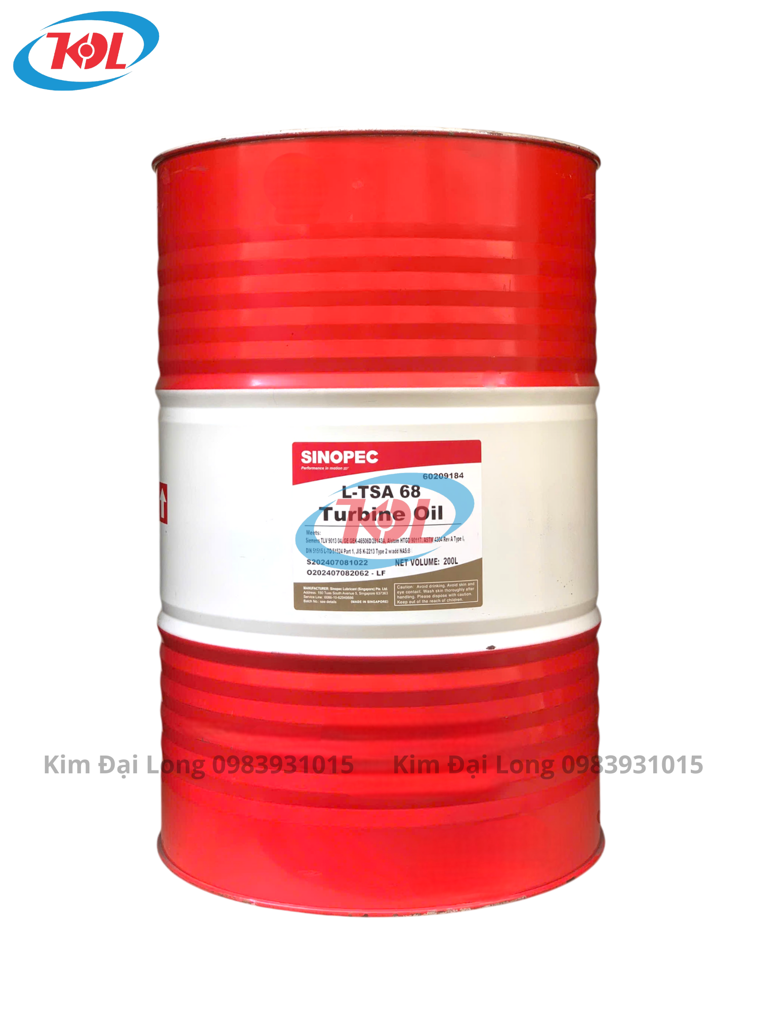 Dầu Turbine Sinopec L-TSA